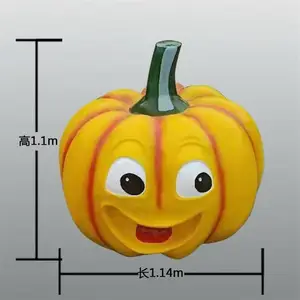 卡通南瓜娃娃公仔雕塑 玻璃钢蔬菜青椒模型农场果园摆件