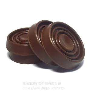 厂家直销橡胶脚轮杯/蓖麻杯家具保护垫/地板保护垫家具保护套防刮减震耐磨