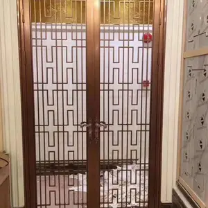 大同新款设计铜雕花屏风厂家