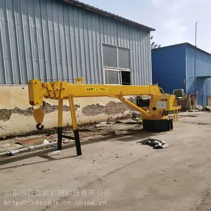 厂家直销 渔船码头船用吊机 3吨6吨液压船吊 支持定做