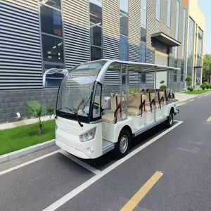 供应淮南电瓶看房车 2-24座房车接待贵宾电动老爷车 电动观光车