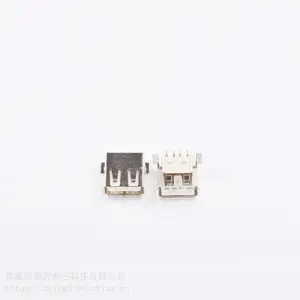 ¥��Խ�ϵͳ���� USB A��ĸ��90��SMDʽUSB-302