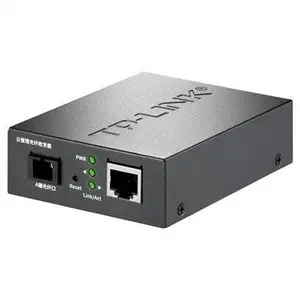 TP-LINK TL-FC2311A-20型号光纤收发器 100Mbps高速传输