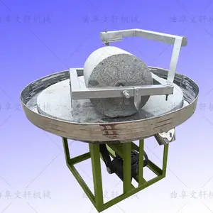 青石电动石碾子 家用商用豆浆机豆腐机 直销电动石磨 单辊电动石碾价格