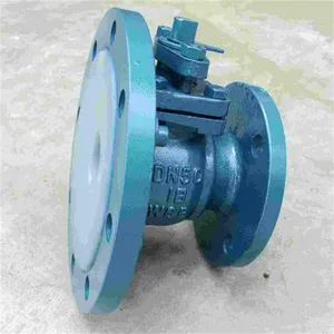 上海渤工 FQ41FS 衬氟放料球阀 衬氟球阀 法兰防腐阀门 耐腐球阀