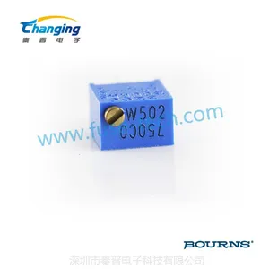 多圈 精密微调电位器 3266W-1-502LF 可调电阻 伯恩斯品牌 5k