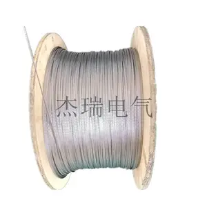 杰瑞信号屏蔽用镀锡铜编织网管 防波套斜纹交叉金属伸缩屏蔽线