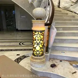 不锈钢黑钛金护栏欧式铜艺走廊护栏 澳际珀尔