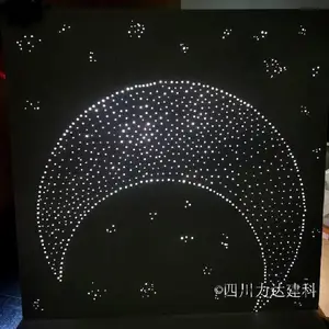 定制透光混凝土图案文字 仿石星空顶艺术效果 颜色自选