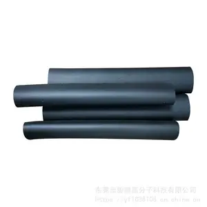 橡塑发泡海绵管高密度保温隔热橡塑管开口黑色空调橡塑保温管