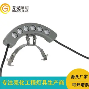 苏州古建筑投射灯凉亭瓦片亮化灯6W户外瓦片灯月牙灯半弧形灯