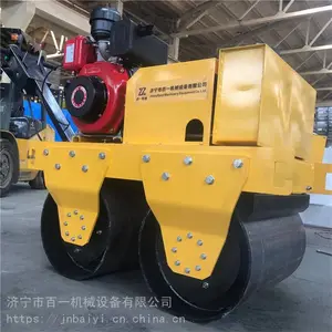 手扶光轮压路机特点 轮径430mm压实机沟槽碾