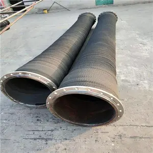 百名橡塑大口径排水钢丝胶管 农业灌溉抗洪排水排涝用钢丝骨架胶管