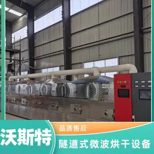 大虾烘烤设备果仁大虾隧道式微波熟化 穿透式