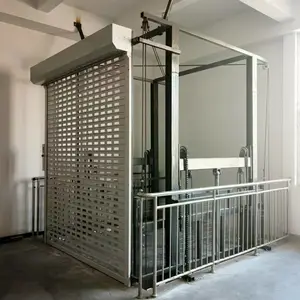 导轨式升降平台 厂房升降货梯 链条式升降机 简易小型货物提升机
