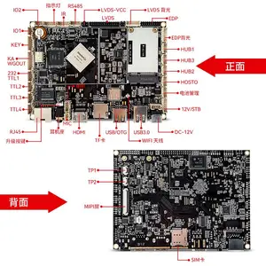 RK3399主板|校园培训机|考试桌面机|金融自助设备终端机|人证访客机整体硬件解决方案