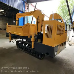 工程矿用小型四不像随车吊-三石机械-改装的随车挖