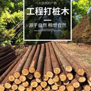 杉木桩松木桩杉木杆松木杆打桩木木桩园林绿化支撑杆