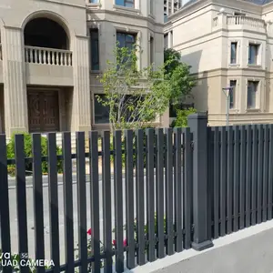 铝合金护栏围栏户外栅栏别墅庭院围挡花园百叶围栏楼顶铝艺栅栏