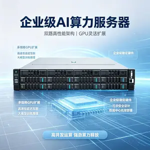企业级双路算力服务器 多 GPU 灵活扩展 适配 AI 训练推理数据中心设备