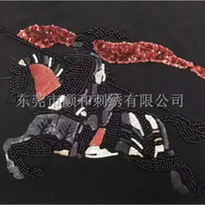 珠子绣-顺和电脑刺绣厂家-珠子绣厂家