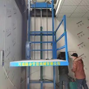 顺举智能 郑州荥阳单缸双缸导轨升降平台0.5-1吨升降货梯 液压升降机