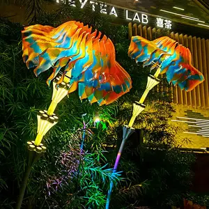 LED花型景观灯蒲公英路灯庭院灯公园景区装饰灯网红造型灯花型灯