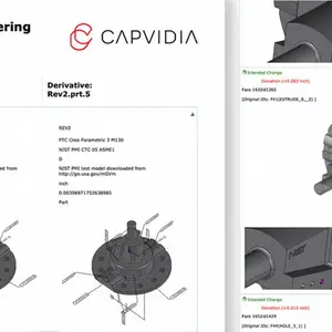 CAD数据转换与验证软件CompareVidia-CAD模型的完整性对比验证 自动生成可定制报告 符合波音D6-51991规范