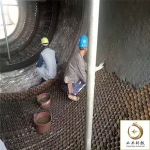 耐磨浇注料 正丰 电厂烟道刚玉 防磨料 耐磨胶泥施工