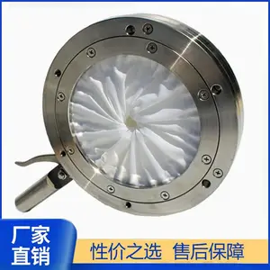 AD双隔膜虹膜阀 不锈钢光圈阀 流量控制阀 料仓出口阀 手动驱动