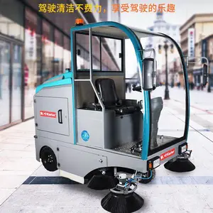 吸尘洒水智能环保扫地车 凯叻KL1900半封闭驾驶式扫地机