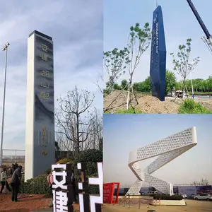 导向牌文化象征房地产酒店广告牌公园导视牌指引标示标牌精神堡垒