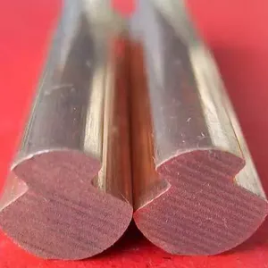 红银牌双沟电车线,CT35-300系列铜接触线,双勾铜滑线厂家大量供应