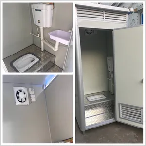 厂家直销江浙沪地区单门移动环保厕所卫生间 户外流动公共厕所 工地简易移动环保厕所