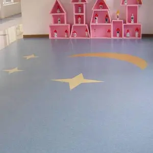 深圳惠州幼儿园PVC案例过程-深圳市省级华侨城一幼PVC地板安装工程_环保材质_深圳市健宇体育