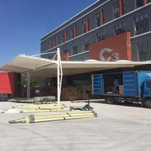 咸宁体育场膜结构 膜结构看台 张拉膜结构厂家