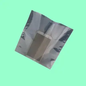 灰色半透明电子镀铝屏蔽袋电子线束连接器防静电包装