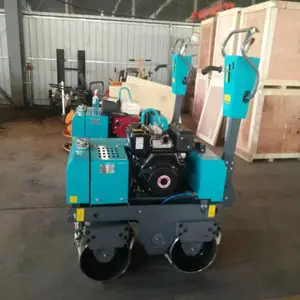 热销全液压双震双驱手扶压路机 工程施工作业 厂家优惠品质保障