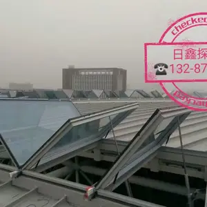 江苏批发 电动三角型消防排烟天窗,启闭式通风装置,GHPC-1020n型一字型消防排烟天窗