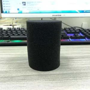 防火阻燃黑色高品质海绵柱 一体成型聚氨酯圆柱圆管定制生产