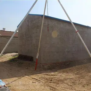 贵州省 10米铝合金立杆机价格 内悬浮铝合金立杆机 济宁机械人字抱杆扒杆 锐天电力