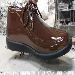 祥顺玻璃钢造型雕塑 创意皮鞋玻璃钢雕塑 店铺商场美陈定制