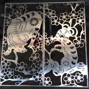 镂空雕花艺术铝单板 雕花铝单板定制厂家 浙江幕墙雕花铝板批发