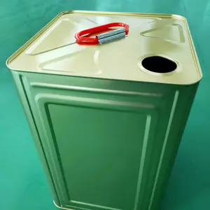 食品工业用芝麻油专用包装--16.5kg马口铁方罐