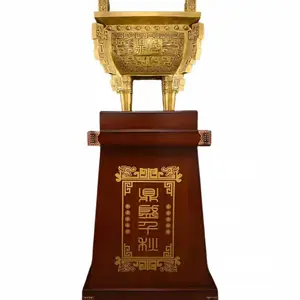 鼎盛千秋落地鼎摆件门厅大堂装饰品店铺乔迁开业礼品