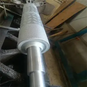 直径200压花辊 160围兜滚花轮 热合块压纹钢辊 花纹钢轴加工厂家