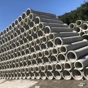 广州水泥管厂家 预制开挖式承插管 钢筋砼式企口管现货 ***格 物美价廉