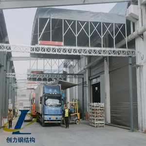 屋顶电动推拉棚 钢结构定制 悬空轨道 PVC膜布