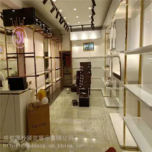 成都鞋店展柜展台定做鞋店货架展示柜厂——长期生产品质环保