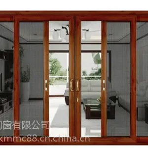 190窗纱一体重型推拉门定制厂家-南京阔曼门窗厂-高轨低轨重型推拉门厂家直销